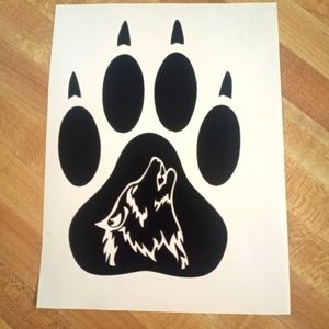 Decal sticker 6" x 4" inch, for cars, trucks, windows and more.